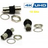 ADAPTADOR BNC H-H AISLADA 75Ohm HD 12GHz