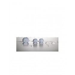 RACK MURAL 19" 9U GRIS FONDO 450mm IP55