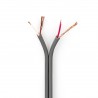 CABLE MICRO PARALELO AUDIO 2x0,16 GRIS