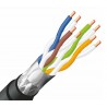 CABLE SFTP CAT6 RIGIDO GOMA NEGRO FLEXI