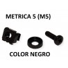 KIT TORNILLERIA PARA RACK 19" M5 NEGRO