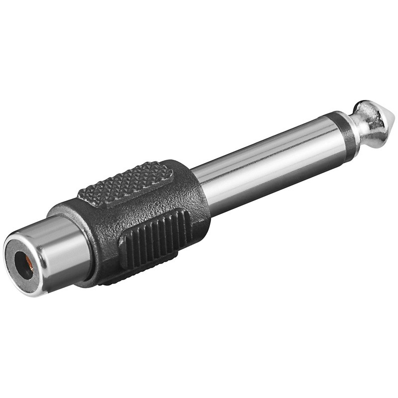 ADAPTADOR JACK M 6,3mm MONO-RCA H