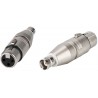 ADAPTADOR XLR3 HEMBRA-BNC HEMBRA NEUTRIK