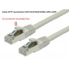 CABLE SFTP CAT6 RJ45 M-M 1,5M GRIS LSZH