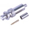 CONECTOR SHV-BNC MACHO RG58 RECTO 2Ghz