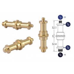 ADAPTADOR SPIGOT ROSCAS MACHO 1/4"-3/8"