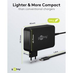 ALIMENTADOR 220V 1xUSB C 20V 4.5A 90W