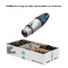 CONECTOR XLR3 HEMBRA AEREO NIKEL NEUTRIK