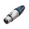 CONECTOR XLR3 HEMBRA AEREO NIKEL NEUTRIK