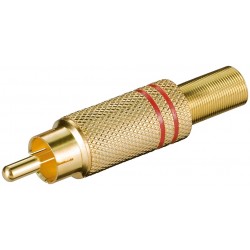 CONECTOR RCA MACHO METAL...