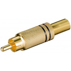 CONECTOR RCA MACHO METAL...