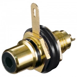 CONECTOR RCA HEMBRA PANEL...
