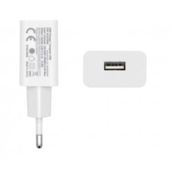 ALIMENTADOR 220V 1xUSB 2A BLANCO