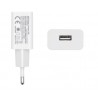 ALIMENTADOR 220V 1xUSB 2A BLANCO