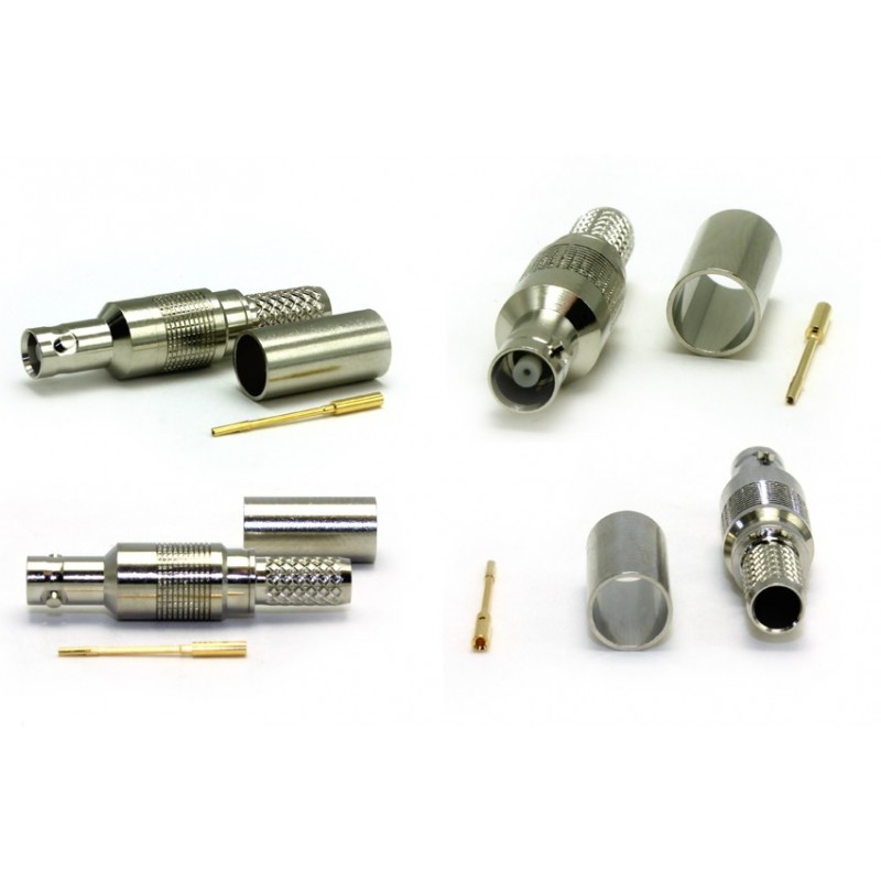 CONECTOR MICRO BNC HEMBRA 0.8/3.7 12G