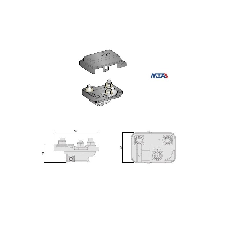 PRE-MOUNTED HOUSING FOR 1 MEGA/POWERVAL