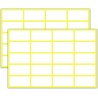 PACK 500u ETIQUETA PEGATINA BLANCA 40x20