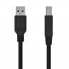 CABLE USB A-B 3.0 M-M 2MTS NEGRO V.3.0