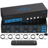 KVM 4X1 DISPLAYPORT + USB 8K 60HZ