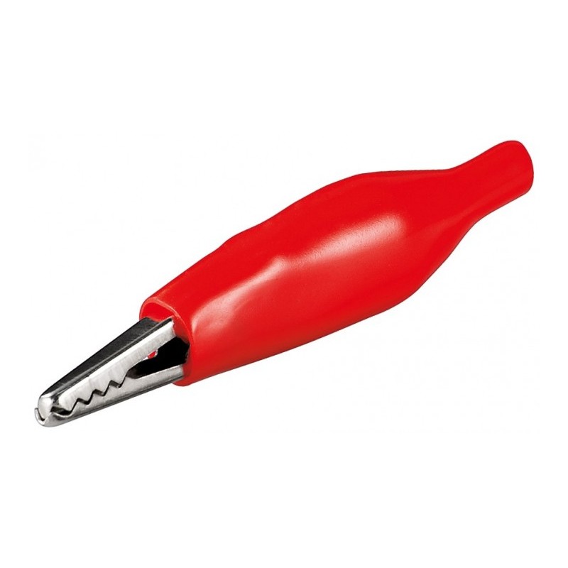 PINZA DE COCODRILO MEDIANA ROJO 36mm