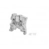BORNA CARRIL DIN 1 POLO PASO GRIS 4mm