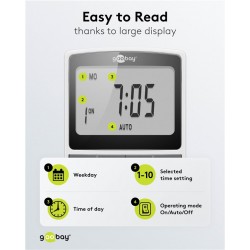 RELOJ PROGRAMADOR DIGITAL IP20 16A