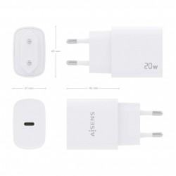 ALIMENTADOR 220V 1xUSB C QC3.0 3A 20W BL
