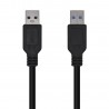 CABLE USB A 3.0 M-M 3MTS NEGRO