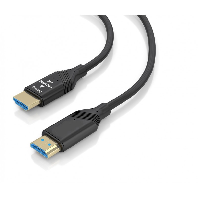 CABLE HDMI AOC (POR FIBRA OPTICA) Macho-Macho Version 25 metros 4K