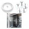 TUBO CUBRE CABLES 25mmX2M BLANCO+Aplicad