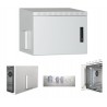 RACK MURAL 19" 7U GRIS FONDO 450mm IP55