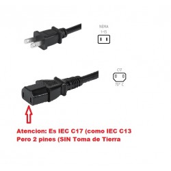 CABLE ALIMENTACION USA-C17...