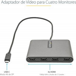 ADAPTADOR USB C M-4xHDMI H V3.1 HD