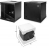 RACK MURAL 10" 6U NEGRO fondo 298