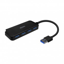HUB USB 3.0 A 4X USB 3.0 NEGRO