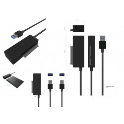 ADAPTADOR USB 3.0 A SATA +...