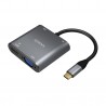 ADAPTADOR USB C M-VGA+HDMI+USB+USB C