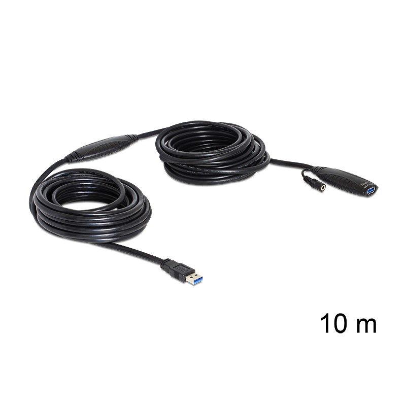 CABLE USB A 3.0 M-H AMPLIFICADO 10M V3.0