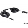 CABLE USB A 3.0 M-H AMPLIFICADO 10M V3.0