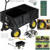 CARRO DE CARGA HASTA 600Kg NEGRO