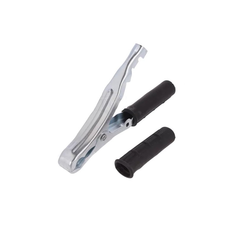 PINZA DE COCODRILO MEDIA NEGRA 25mm
