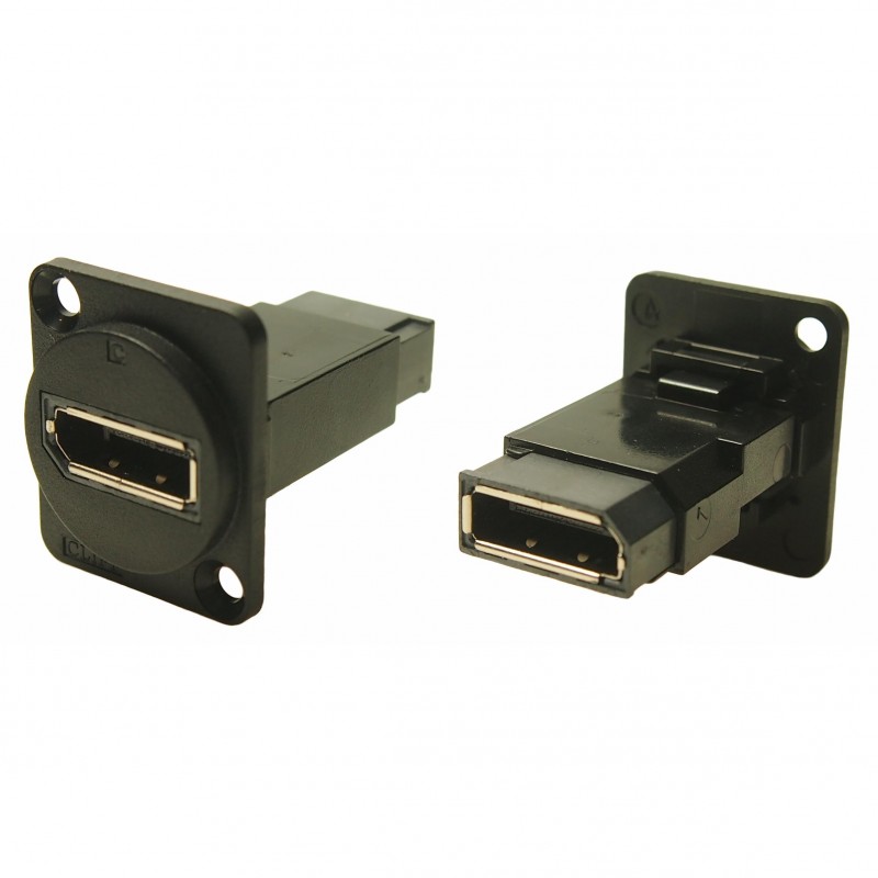 CONECTOR ADAPTADOR DISPLAYPORT H-H PANEL