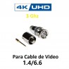 CONECTOR BNC MACHO 1.4/6.6 HD 3G