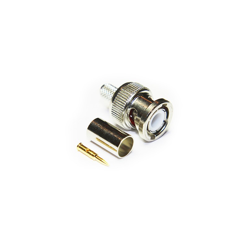 CONECTOR BNC MACHO RG223 CRIMPAR