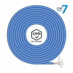 CABLE SFTP CAT7 10G RIGIDO AZUL LSZH