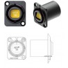 CONECTOR CHASIS OPTICALCON MTP16 NEUTRIK