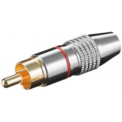 CONECTOR RCA MACHO METAL...