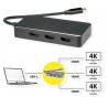 ADAPTADOR USB C M-3xHDMI H V3.1 4K@60Hz