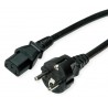 CABLE ALIMENTACION RED-CPU C13 0,6M NEGR