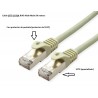 CABLE SFTP CAT6A RJ45 M-M 30M GRIS LSZH